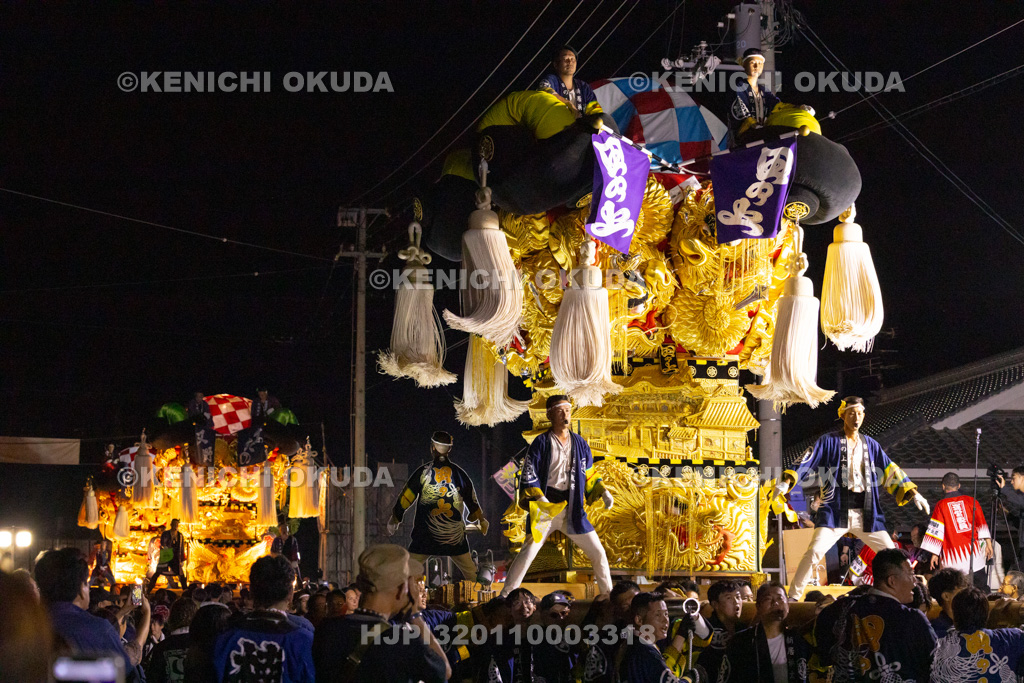 愛媛県 新居浜太鼓祭り 天神浜通りかきくらべ 田の上