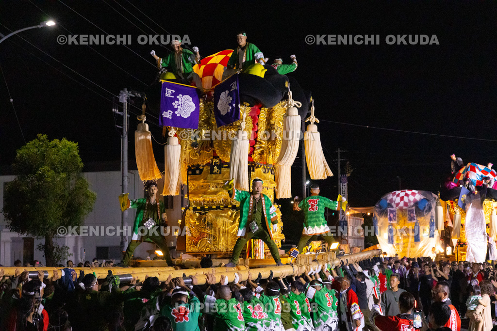 愛媛県 新居浜太鼓祭り 天神浜通りかきくらべ 阿島
