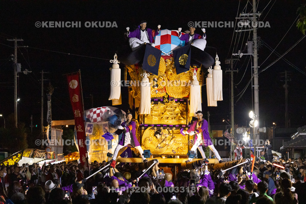愛媛県 新居浜太鼓祭り 天神浜通りかきくらべ 白浜