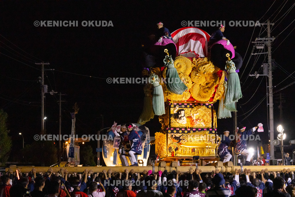 愛媛県 新居浜太鼓祭り 天神浜通りかきくらべ 新田
