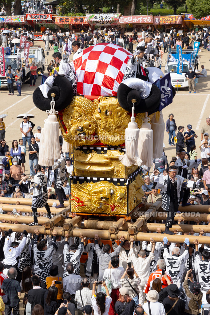 愛媛県　新居浜太鼓祭り　上部地区山根グラウンド統一寄せ