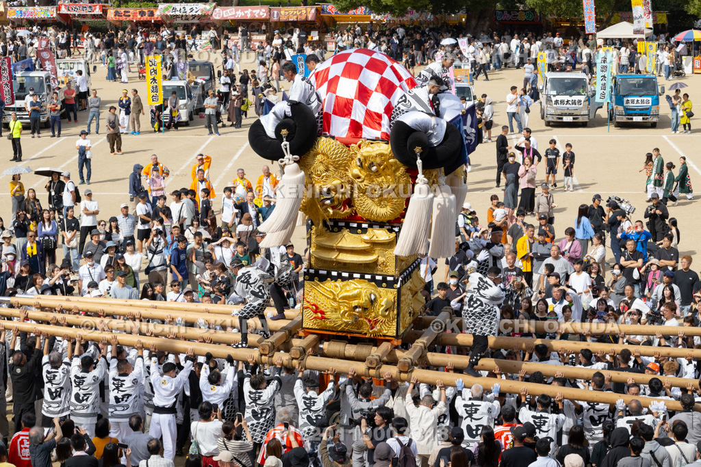 愛媛県 新居浜太鼓祭り 上部地区山根グラウンド統一寄せ