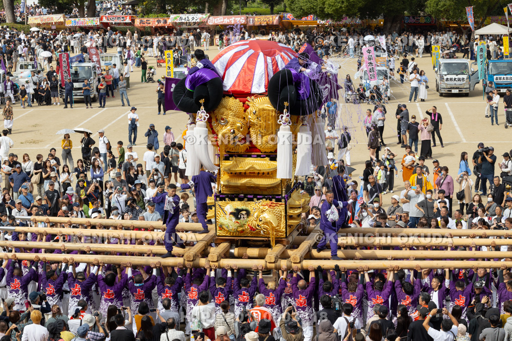 愛媛県 新居浜太鼓祭り 上部地区山根グラウンド統一寄せ