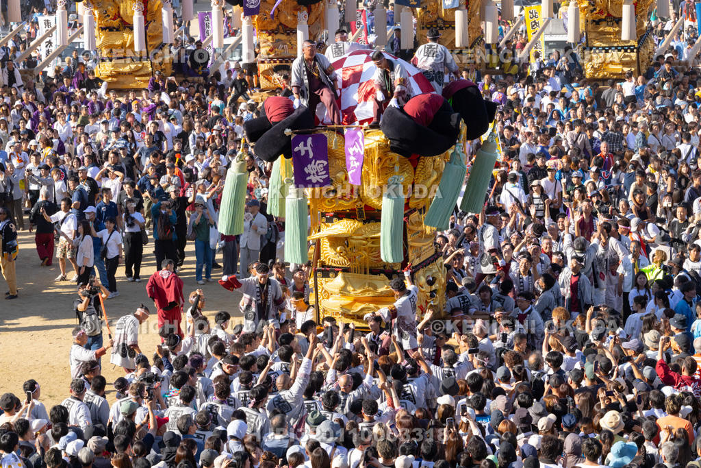 愛媛県 新居浜太鼓祭り 上部地区山根グラウンド統一寄せ