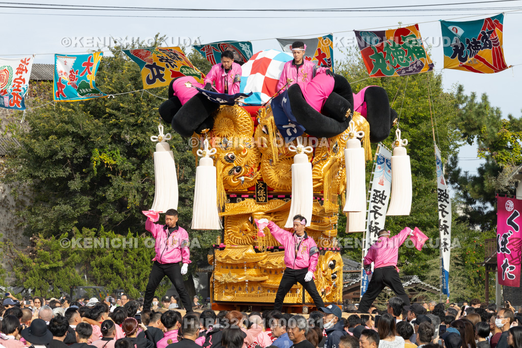 愛媛県　新居浜太鼓祭り　大江浜かきくらべ