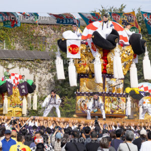 愛媛県　新居浜太鼓祭り　大江浜かきくらべ