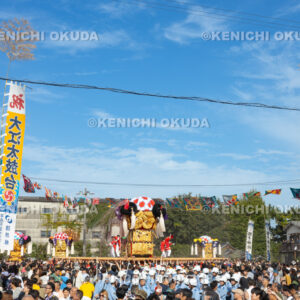 愛媛県　新居浜太鼓祭り　大江浜かきくらべ