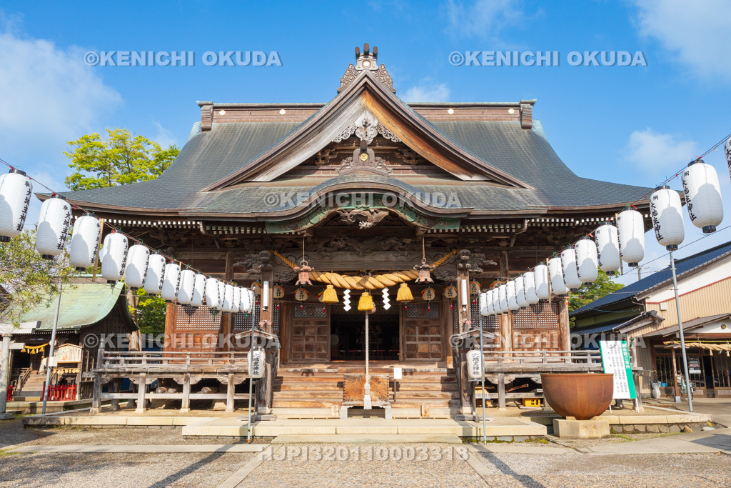 石川県　大地主（おおとこぬし）神社　拝殿