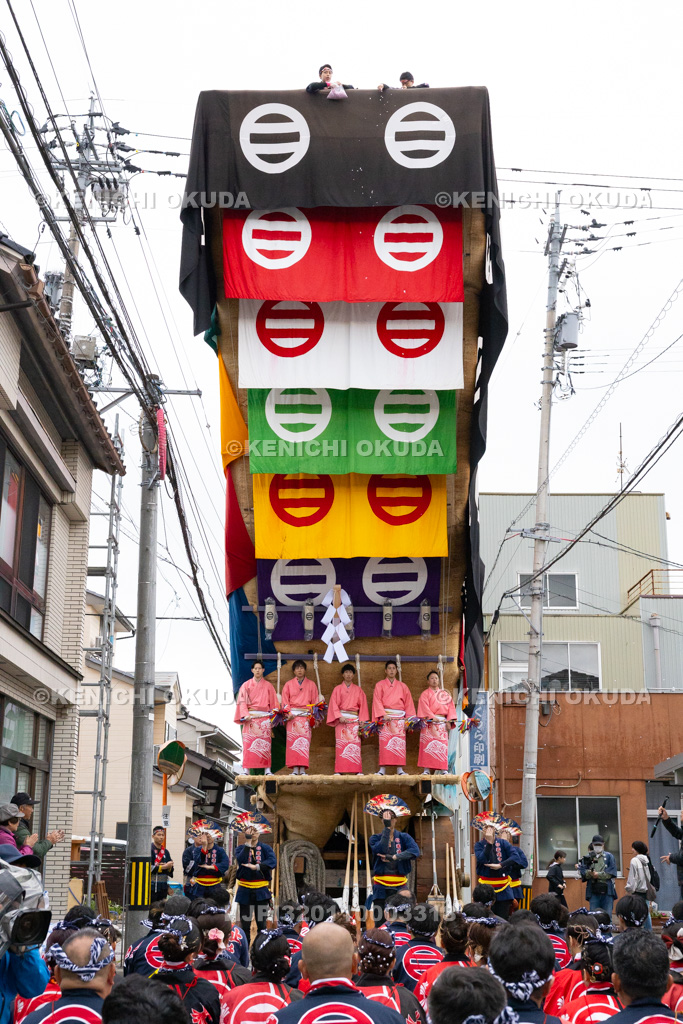 石川県 青柏祭 でか山(魚町) 曳き出し唄 本山