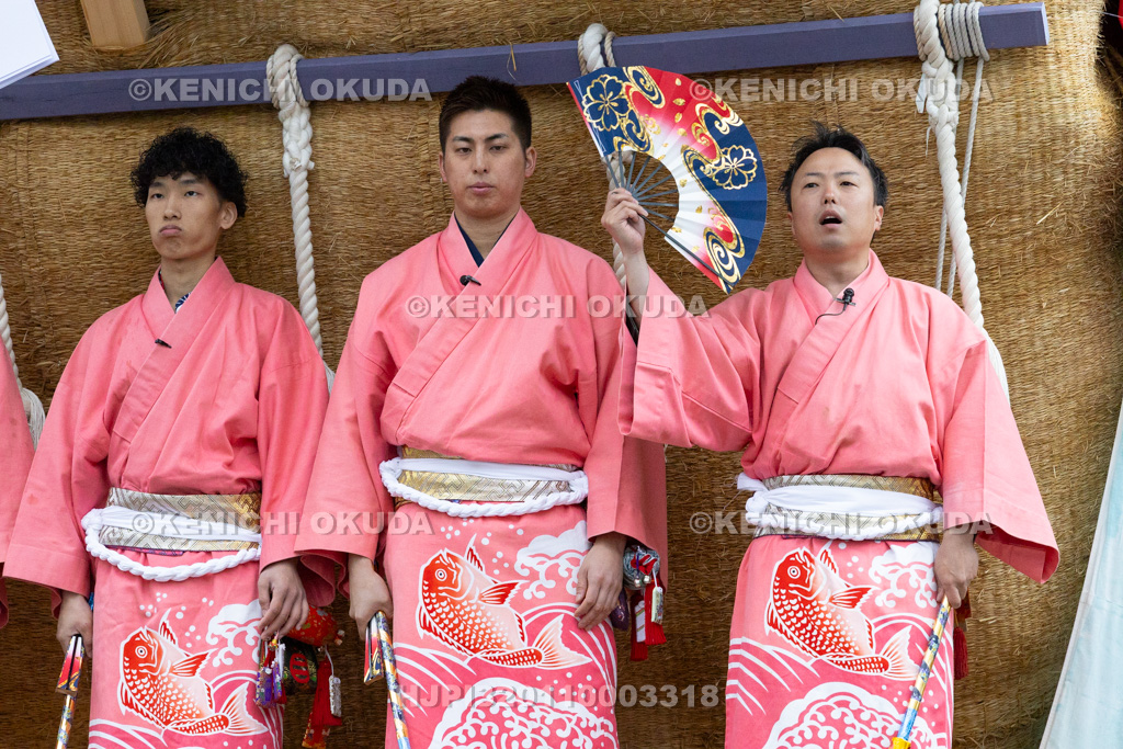 石川県 青柏祭 木遣り衆(魚町)