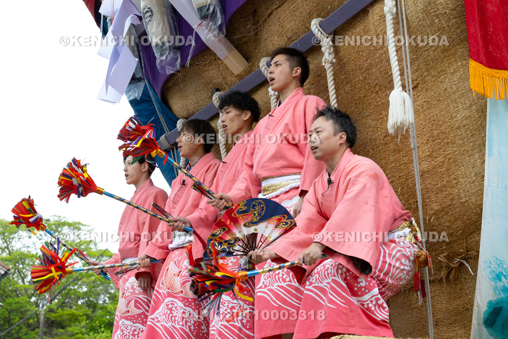 石川県 青柏祭 木遣り衆(魚町)
