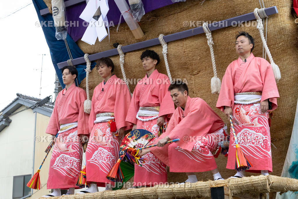 石川県 青柏祭 木遣り衆(魚町)