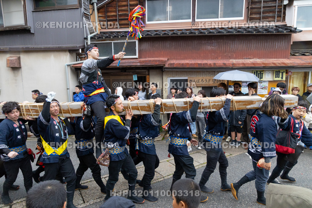 石川県 青柏祭 大梃子(魚町)