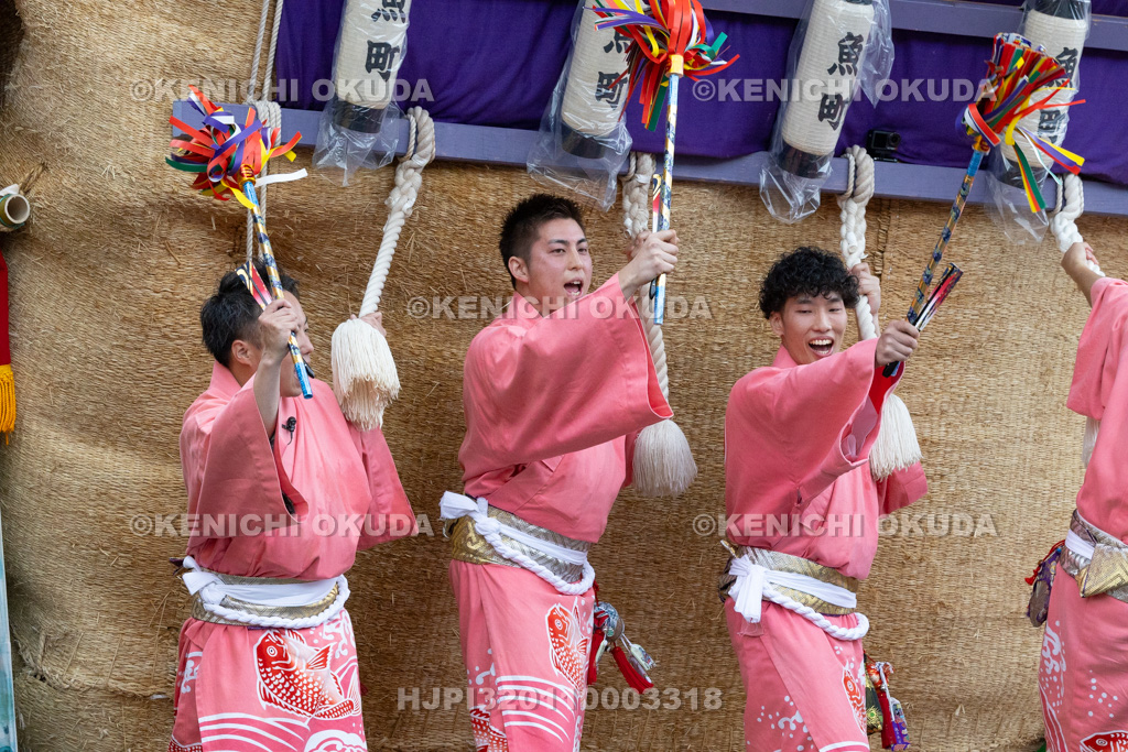 石川県 青柏祭 木遣り衆(魚町)