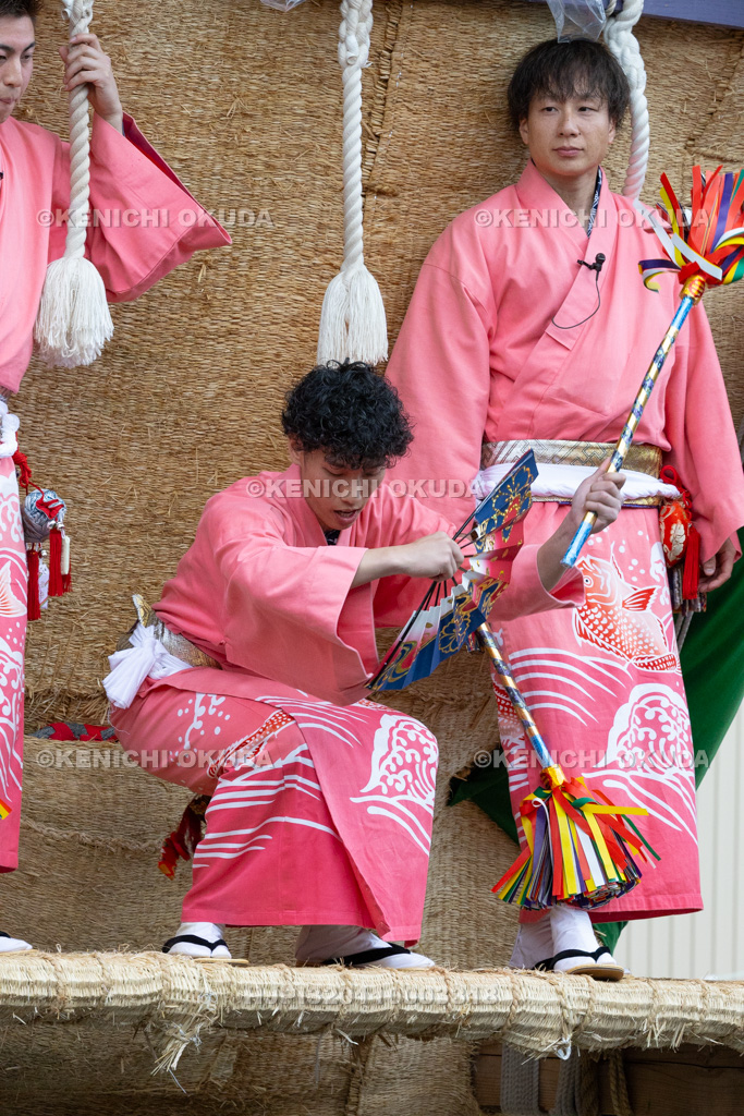 石川県 青柏祭 木遣り衆(魚町)