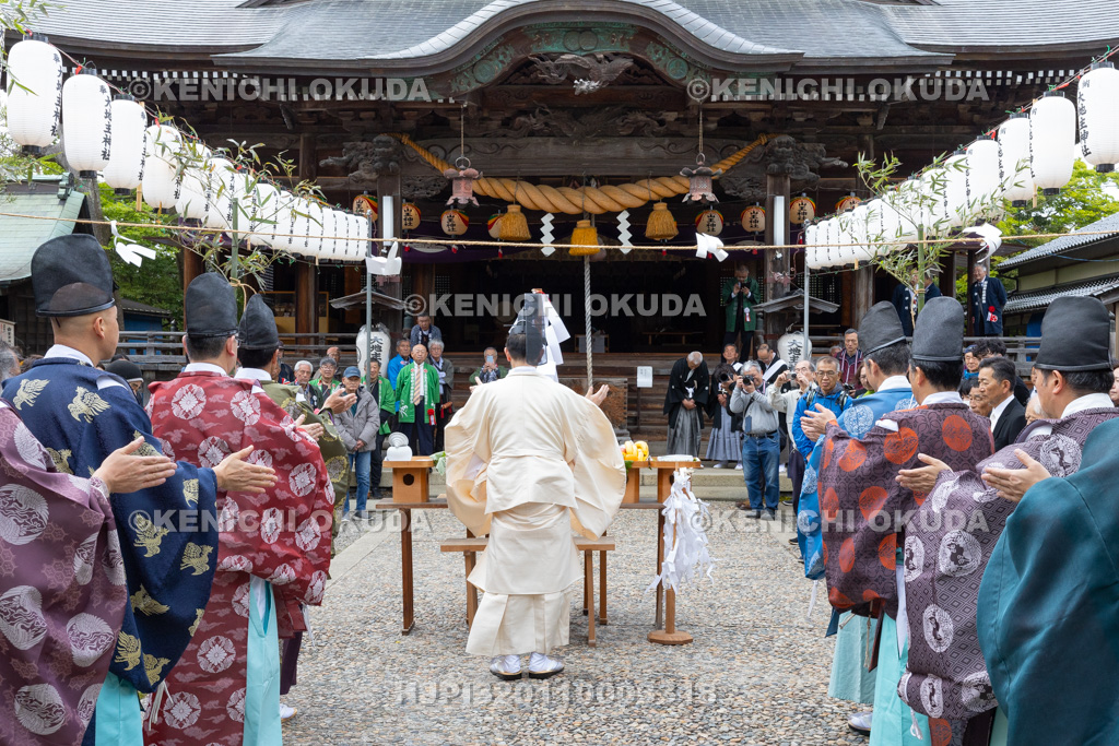 石川県 青柏祭 例大祭(本儀) 道饗祭