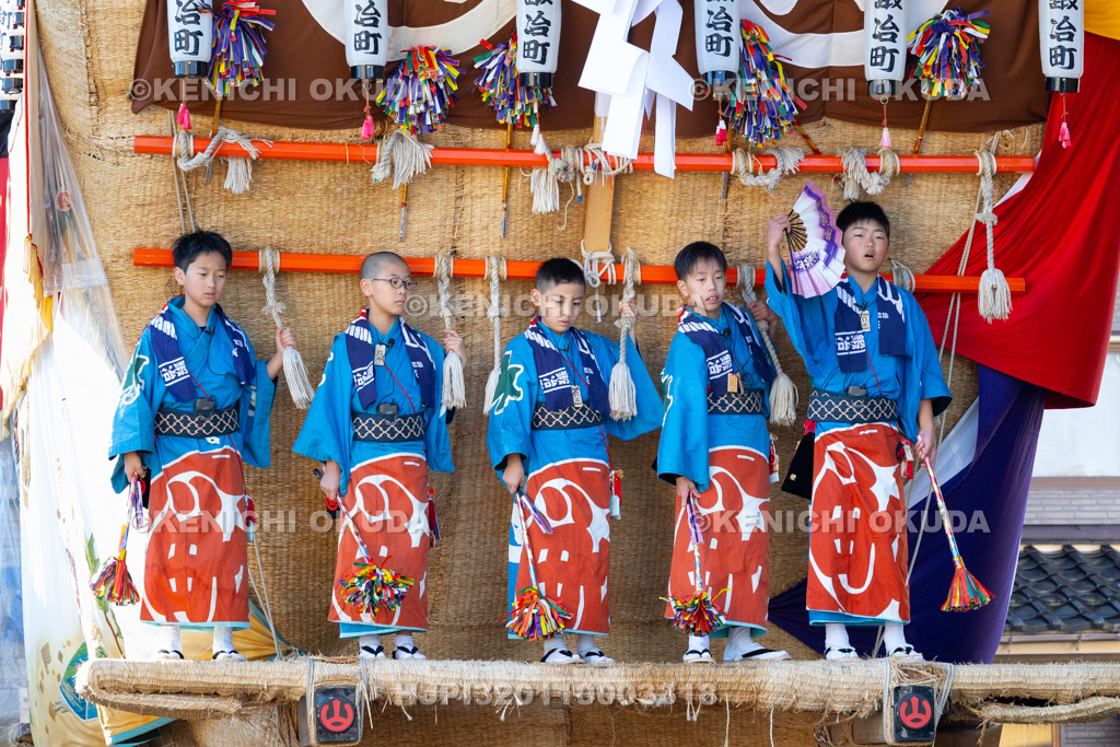 石川県 青柏祭 子供木遣り衆(鍛冶町)