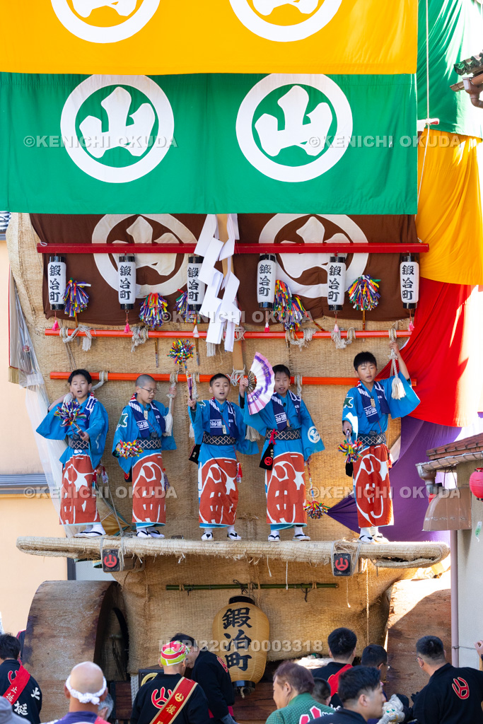 石川県 青柏祭 でか山(鍛冶町)運行 裏山