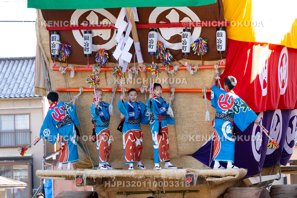 石川県 青柏祭 子供木遣り衆(鍛冶町)