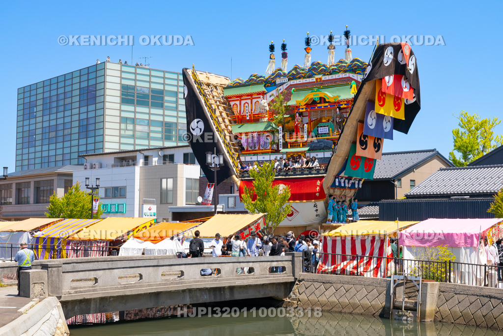 石川県 青柏祭 でか山(府中町)運行