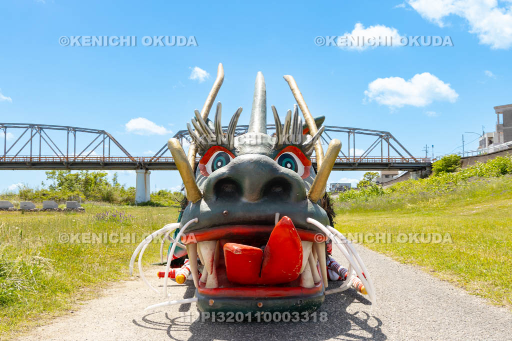 和歌山県 道成寺会式 大蛇の頭