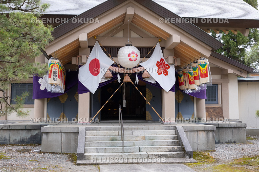 富山県　出町神明宮　拝殿
