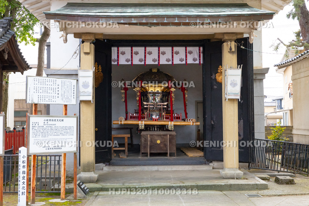 石川県 お旅まつり 本折日吉神社の神輿