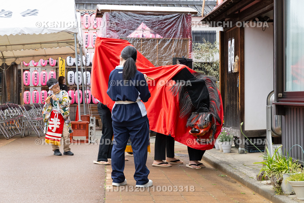 石川県 お旅まつり 獅子舞(寺町)