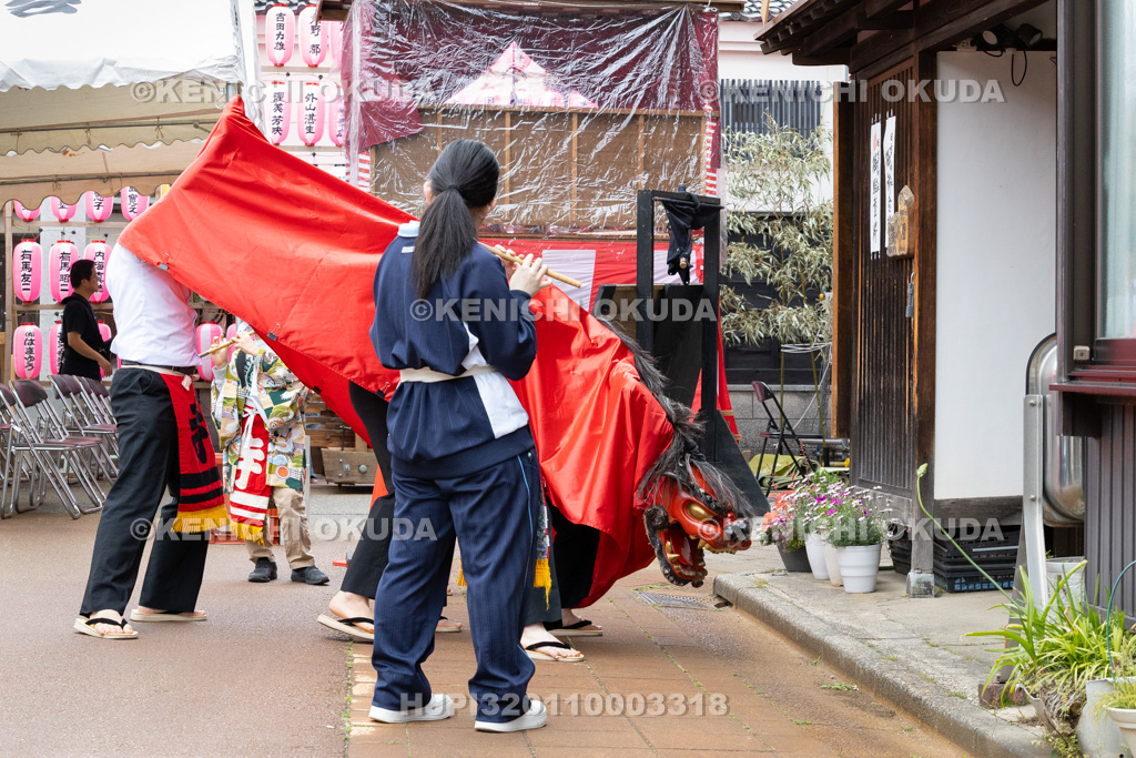 石川県 お旅まつり 獅子舞(寺町)