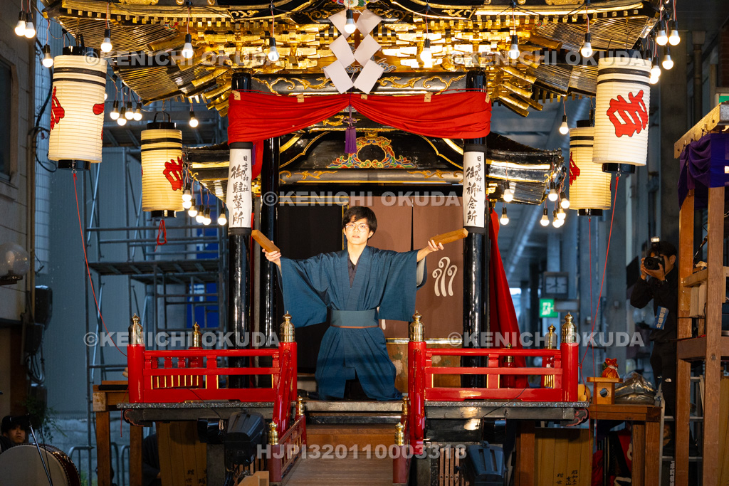 石川県 お旅まつり 曳山子供歌舞伎(八日市町) 「旅衣小松緑弥栄 義太夫 勧進帳」