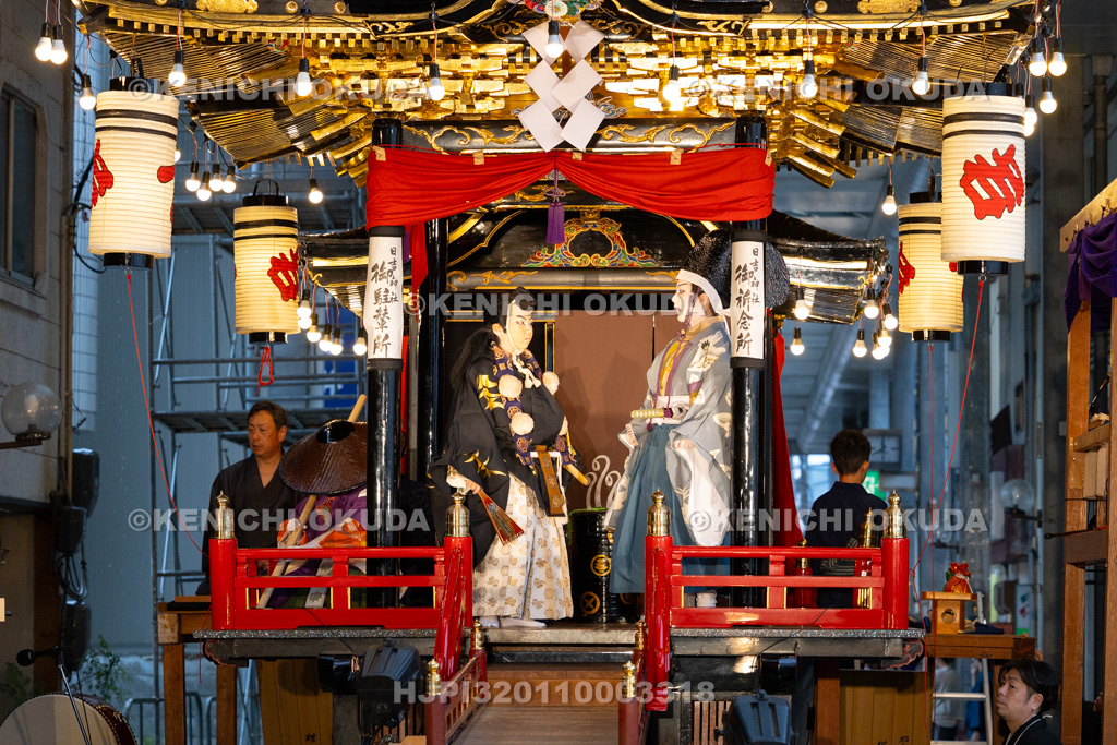 石川県　お旅まつり　曳山子供歌舞伎（八日市町）　「旅衣小松緑弥栄　義太夫　勧進帳」