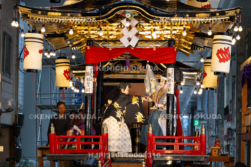 石川県 お旅まつり 曳山子供歌舞伎(八日市町) 「旅衣小松緑弥栄 義太夫 勧進帳」