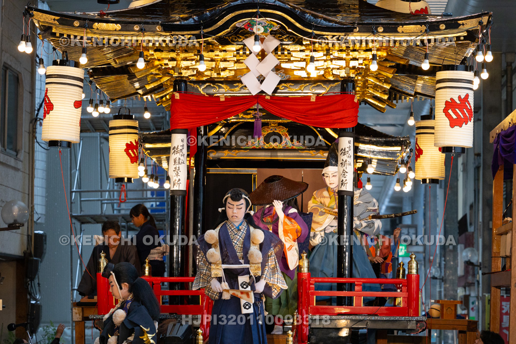 石川県　お旅まつり　曳山子供歌舞伎（八日市町）　「旅衣小松緑弥栄　義太夫　勧進帳」