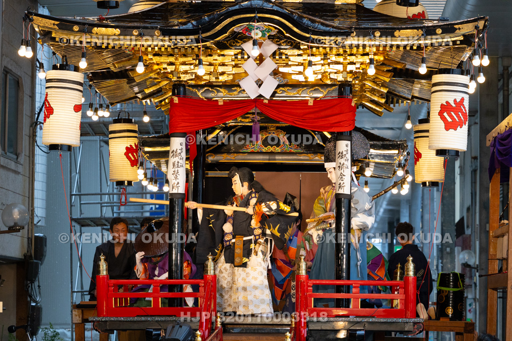 石川県 お旅まつり 曳山子供歌舞伎(八日市町) 「旅衣小松緑弥栄 義太夫 勧進帳」