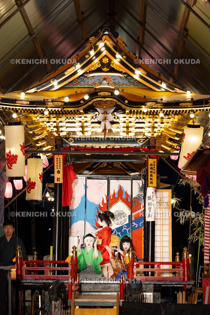 石川県 お旅まつり 曳山子供歌舞伎(寺町) 「伽羅先代萩 政岡忠義之段」