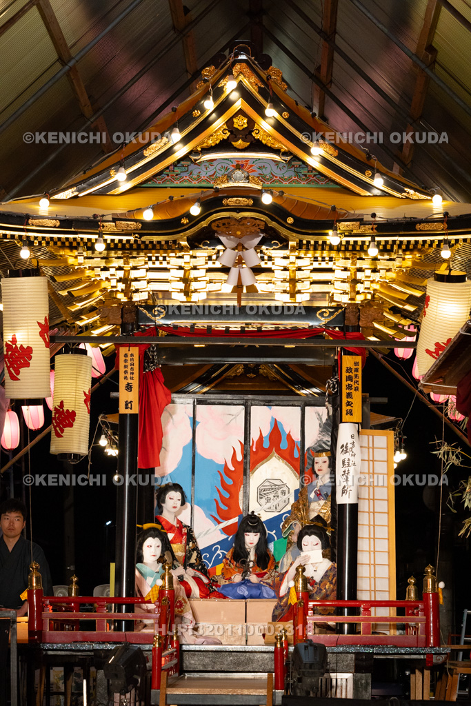 石川県　お旅まつり　曳山子供歌舞伎（寺町）　「伽羅先代萩　政岡忠義之段」