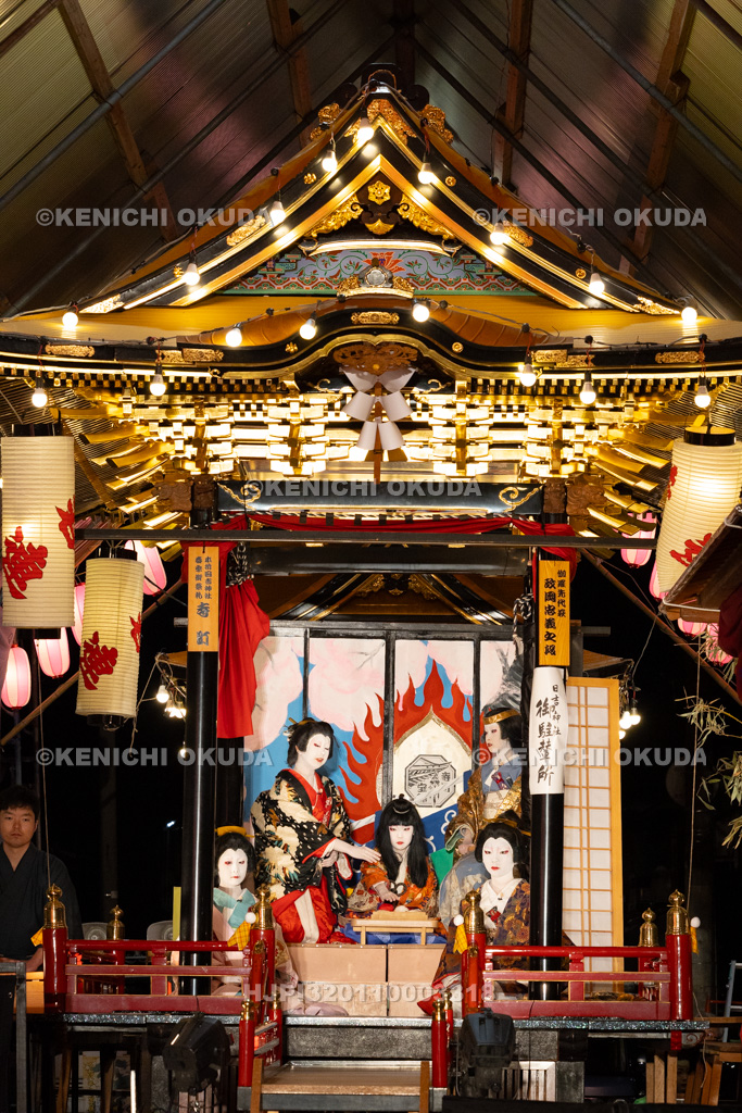 石川県　お旅まつり　曳山子供歌舞伎（寺町）　「伽羅先代萩　政岡忠義之段」