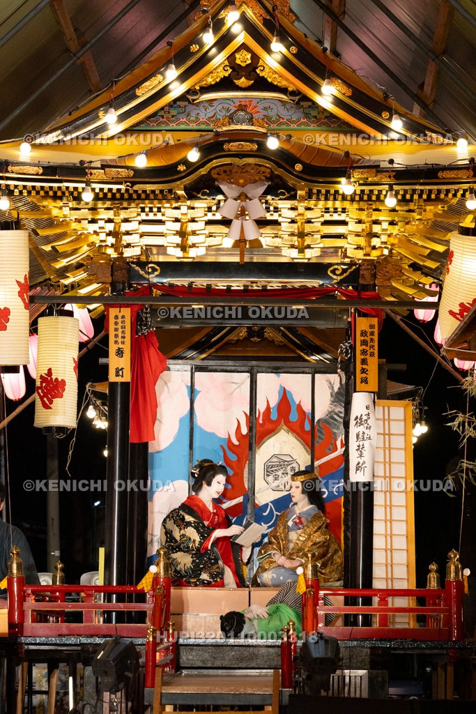 石川県　お旅まつり　曳山子供歌舞伎（寺町）　「伽羅先代萩　政岡忠義之段」