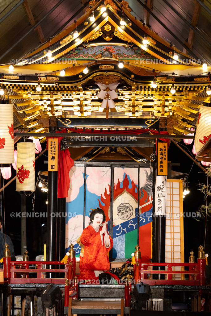 石川県 お旅まつり 曳山子供歌舞伎(寺町) 「伽羅先代萩 政岡忠義之段」