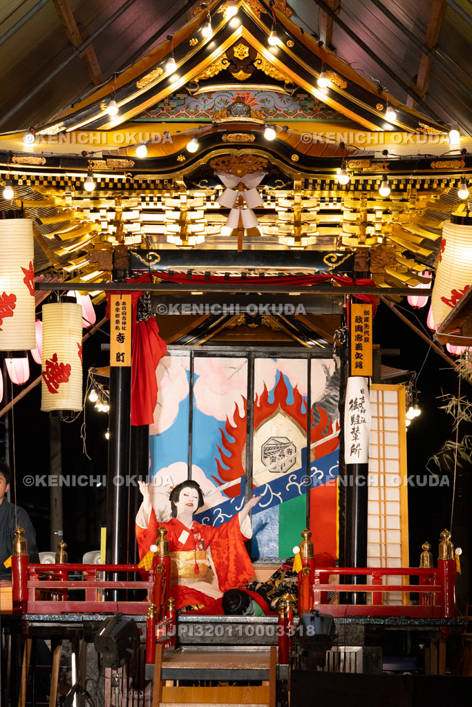 石川県　お旅まつり　曳山子供歌舞伎（寺町）　「伽羅先代萩　政岡忠義之段」