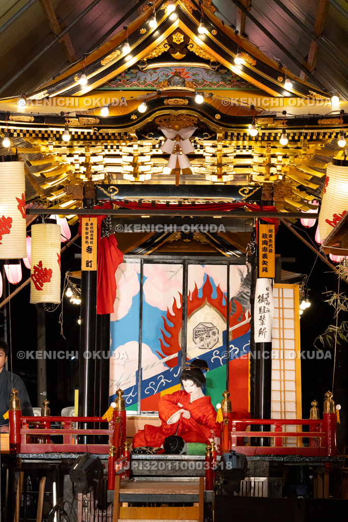 石川県　お旅まつり　曳山子供歌舞伎（寺町）　「伽羅先代萩　政岡忠義之段」