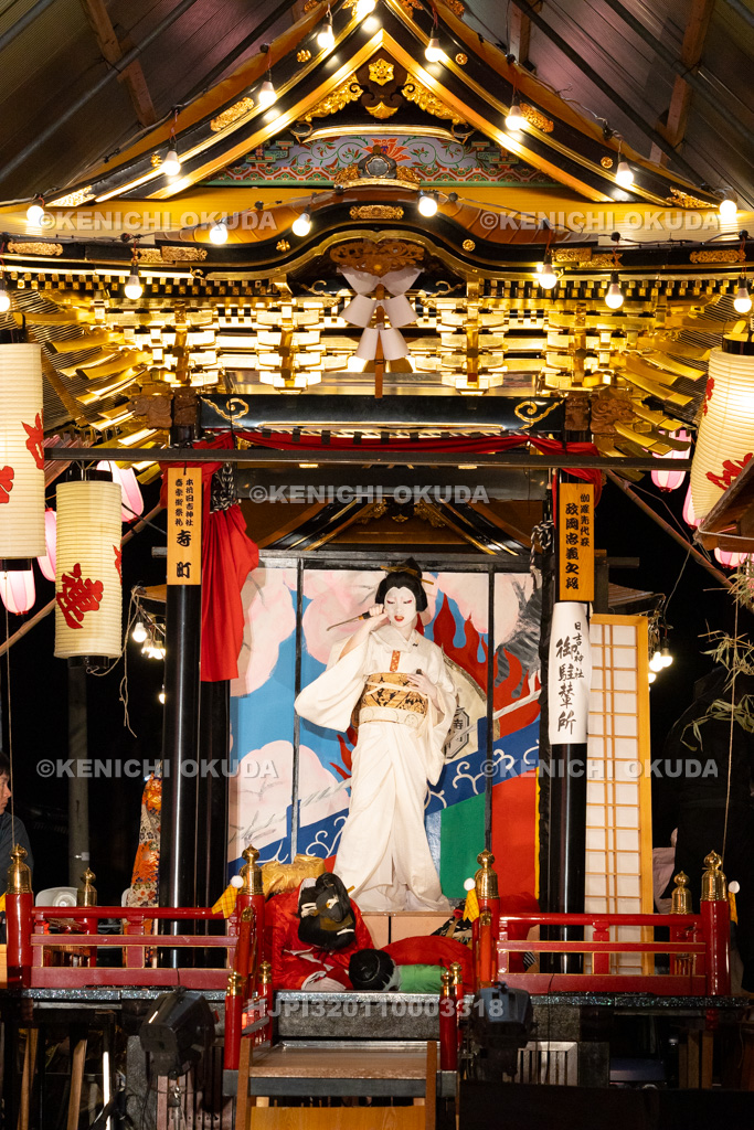 石川県　お旅まつり　曳山子供歌舞伎（寺町）　「伽羅先代萩　政岡忠義之段」