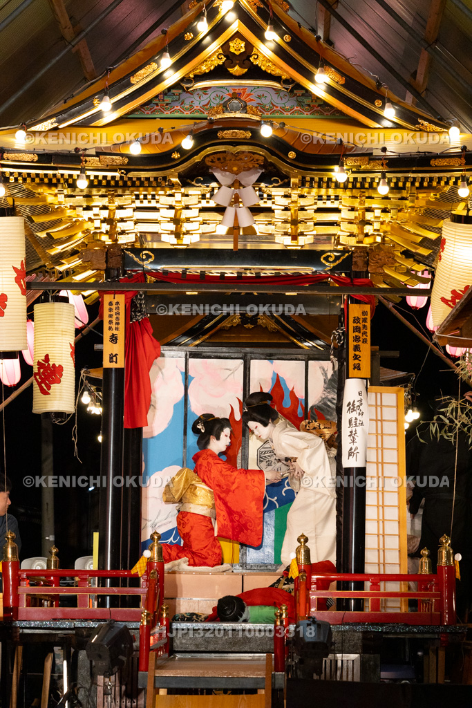石川県 お旅まつり 曳山子供歌舞伎(寺町) 「伽羅先代萩 政岡忠義之段」