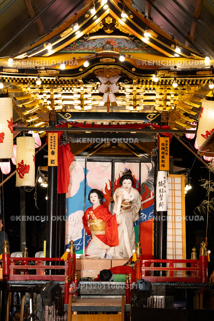 石川県　お旅まつり　曳山子供歌舞伎（寺町）　「伽羅先代萩　政岡忠義之段」