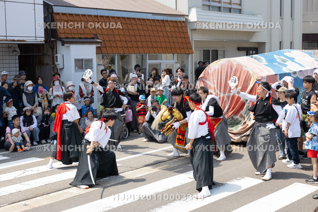 石川県 美川おかえり祭り 神幸祭 おかえり獅子