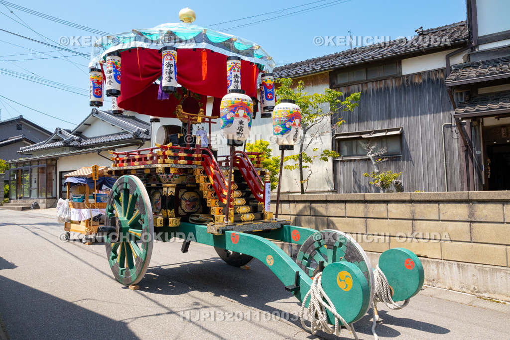 石川県　美川おかえり祭り　神幸祭　神幸東通り　台車（末広町）
