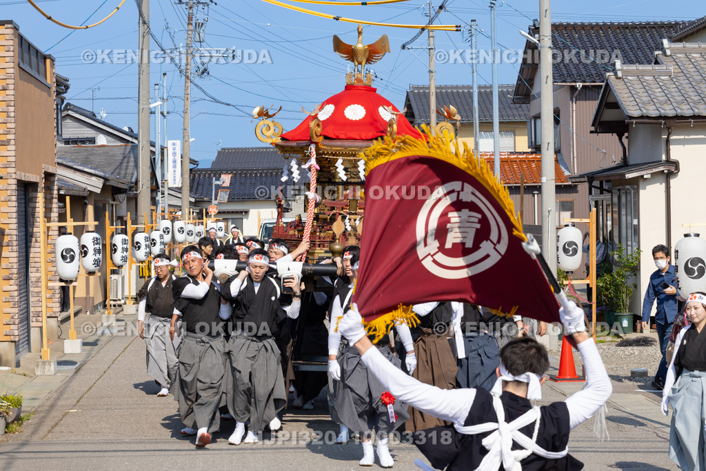 石川県　美川おかえり祭り　神幸祭　神輿渡御