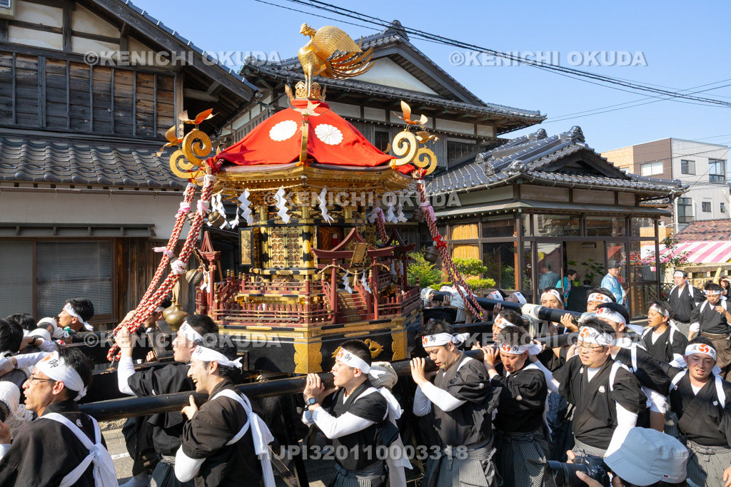 石川県　美川おかえり祭り　神幸祭　神輿渡御