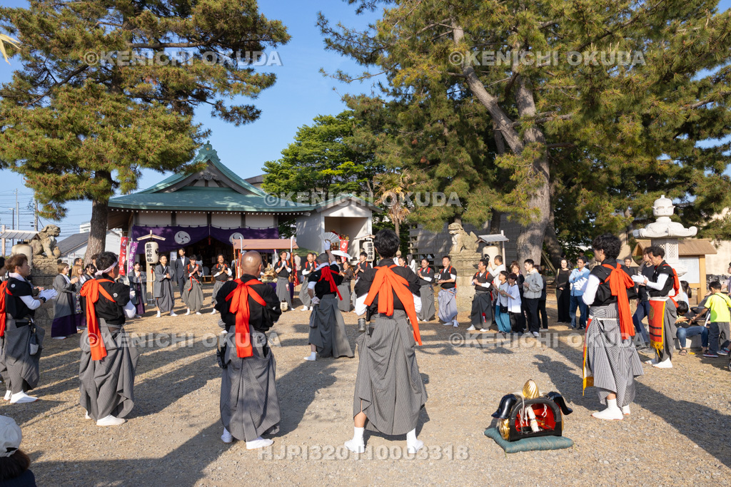 石川県 美川おかえり祭り 還幸祭 高浜御旅所(高浜宮殿) おかえり獅子