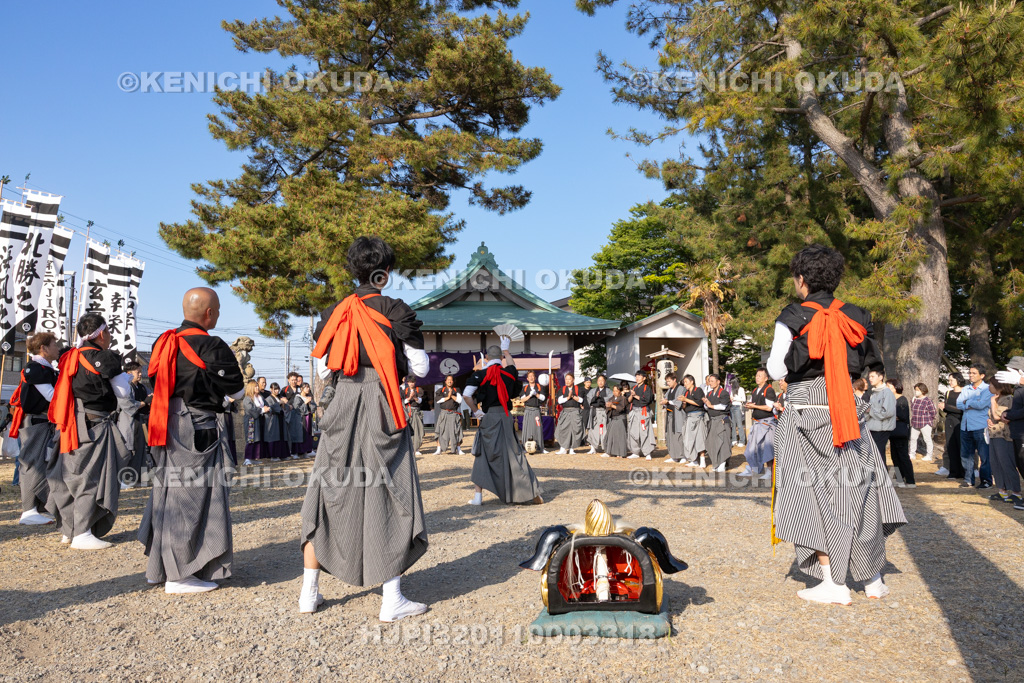 石川県 美川おかえり祭り 還幸祭 高浜御旅所(高浜宮殿) おかえり獅子